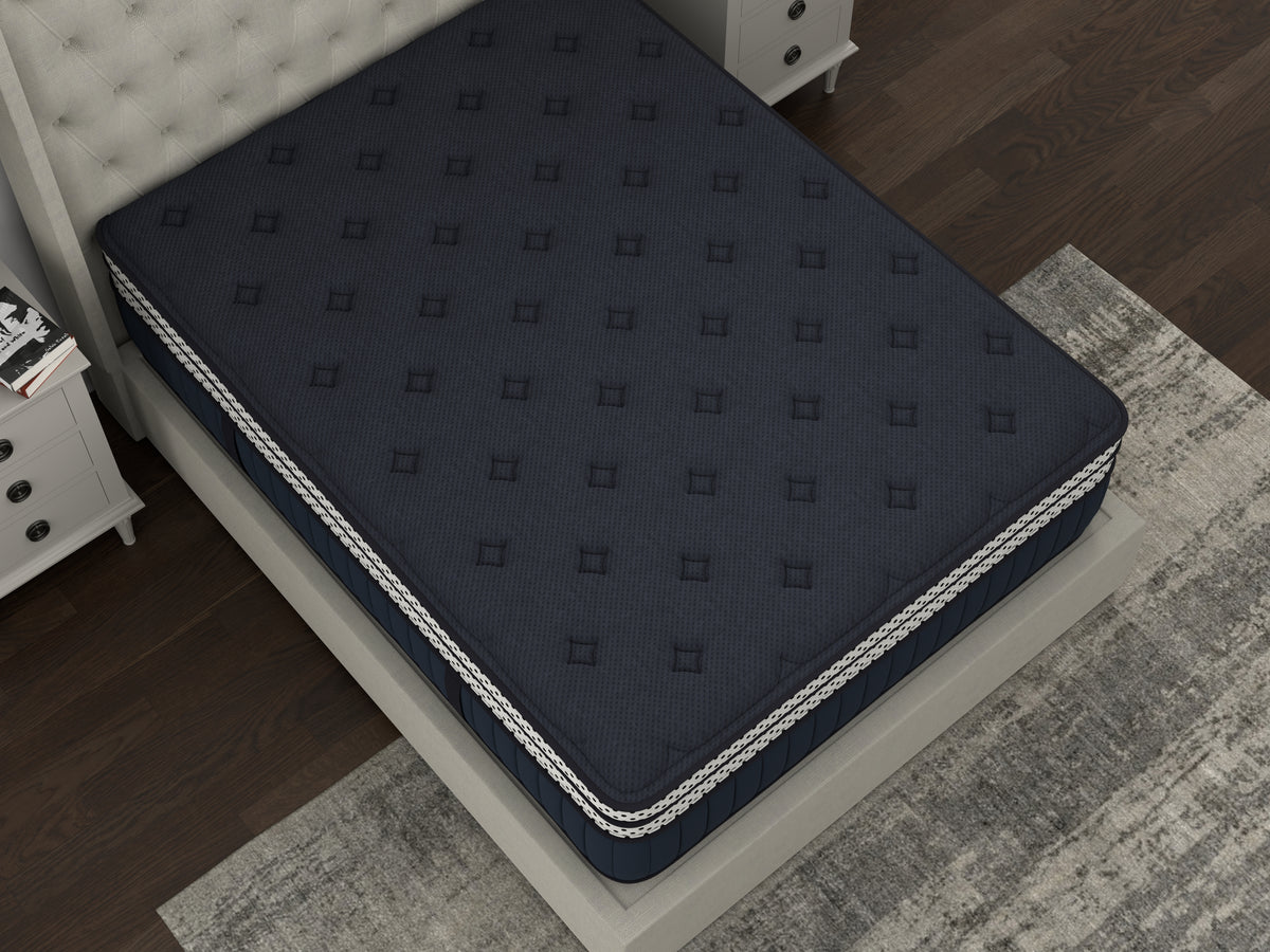 Blue Series 2: Ultimate Luxury Double Box Top Hybrid (Copper Latex + Serene® Elite Comfort) – 17"