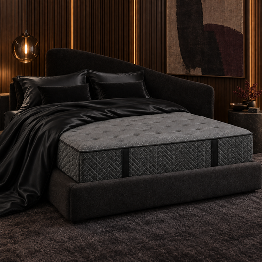 AllureLuxe™ Bamboo Hybrid Medium-Firm Mattress with Lumi Bands™ - 10"