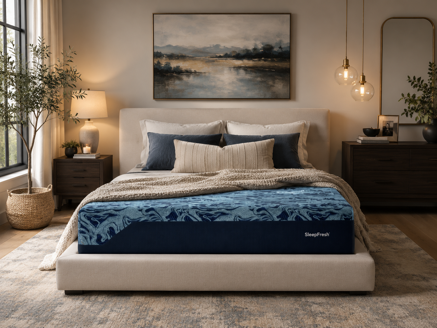 Cyprus: CopperCool™ All-Foam Medium (Gel Memory Foam) - 12
