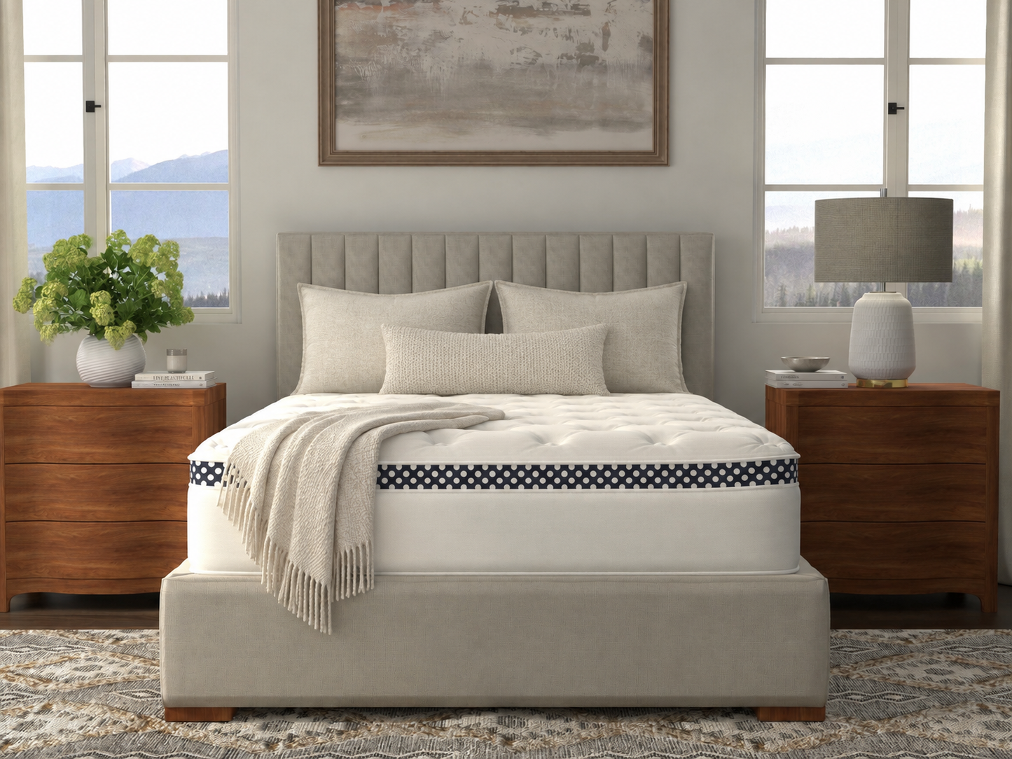 Wink Luxury: Hotel Firm Hybrid (882 Pocketed Coil + Serene® Foam) – 13.5"