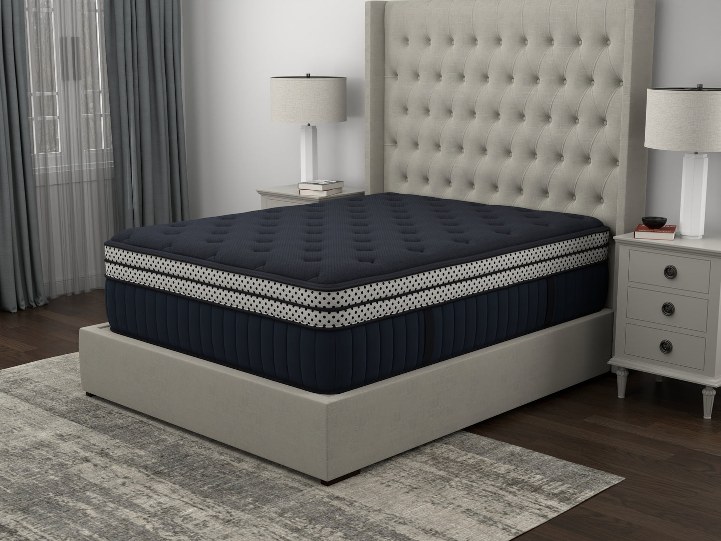 Blue Series 2: Hybrid Double Box Top (Copper Latex Cooling) - 17"
