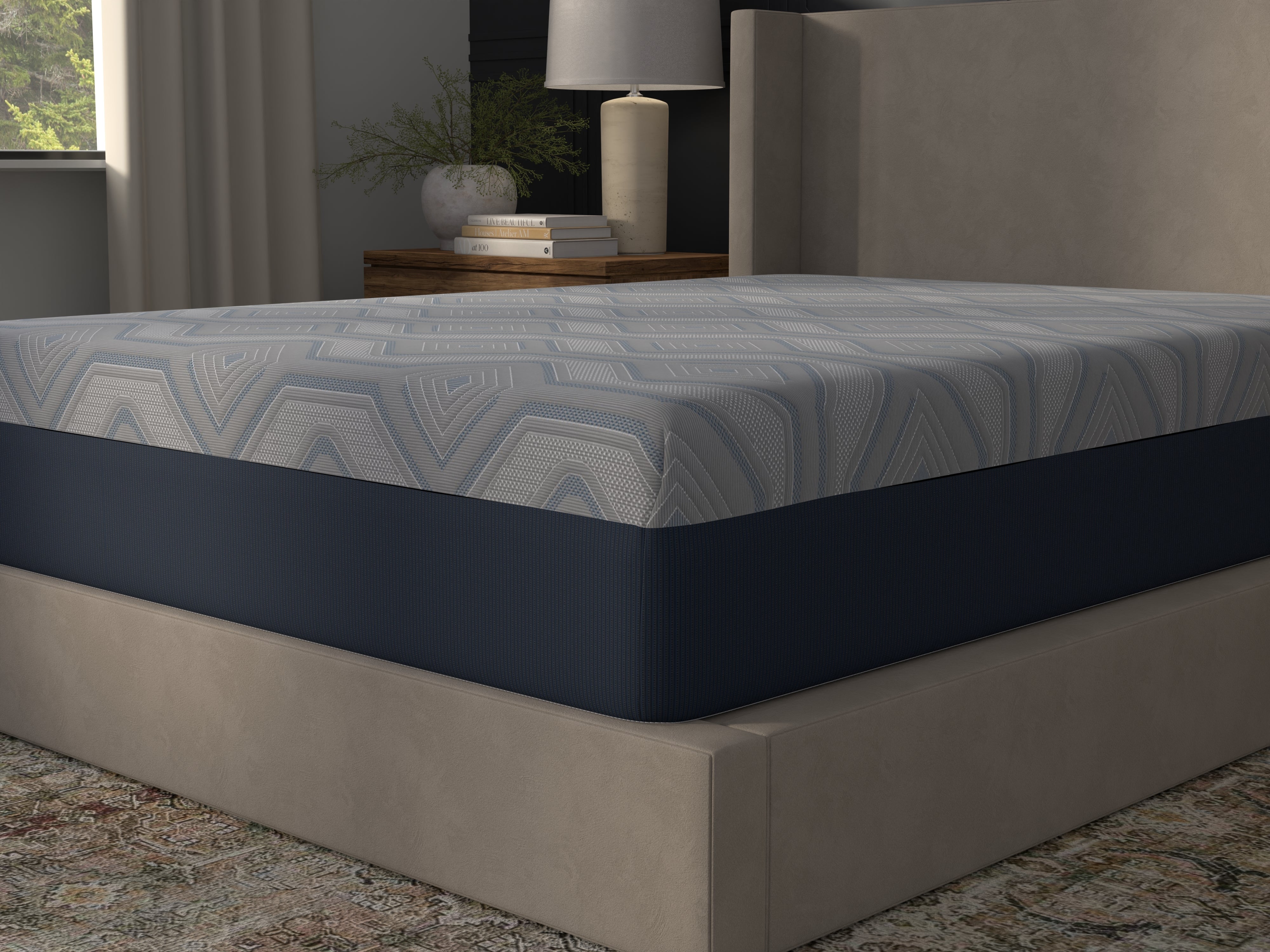 Percy: Hybrid Plush (Memory Foam Smooth Top) - 14